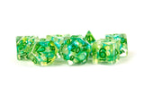 RESIN 7 DICE SET PEARL SEA FOAM 16MM (Special Order)