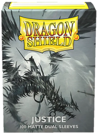 DRAGON SHIELD SLEEVES DUAL MATTE JUSTICE 100CT (Special Order)