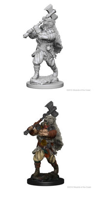 DND UNPAINTED MINIS WV1 MALE HUMAN BARBARIAN (Special Order)
