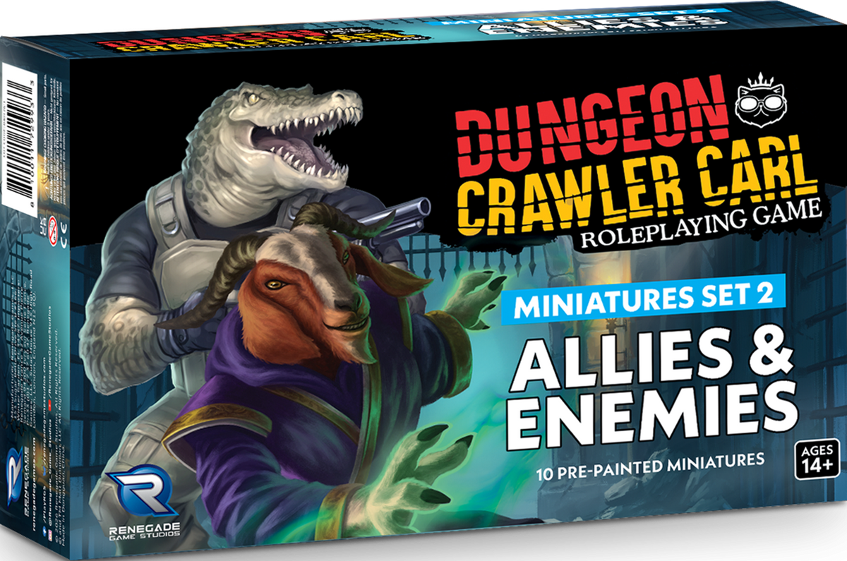 DUNGEON CRAWLER CARL RPG MINIS - ALLIES AND ENEMIES (Pre-Order)