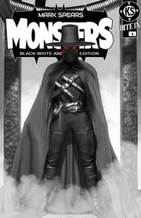 MARK SPEARS MONSTERS #1 BLACK WHITE & DEAD EDITION CVR D MARK SPEARS ABSOLUTE BATMAN #1 HOMAGE (Special Order)