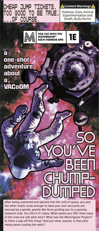 SO YOU'VE BEEN CHUMP-DUMPED (Special Order)