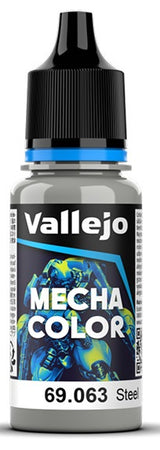 VALLEJO: MECHA COLOR METALLIC STEEL (17ML) (Special Order)