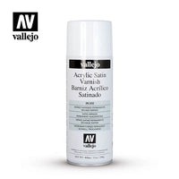 VALLEJO: AEROSOL SATIN VARNISH 400ML (Special Order)