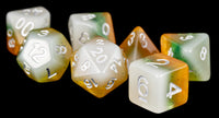 RESIN 7 DICE SET KIWI 16MM (Special Order)