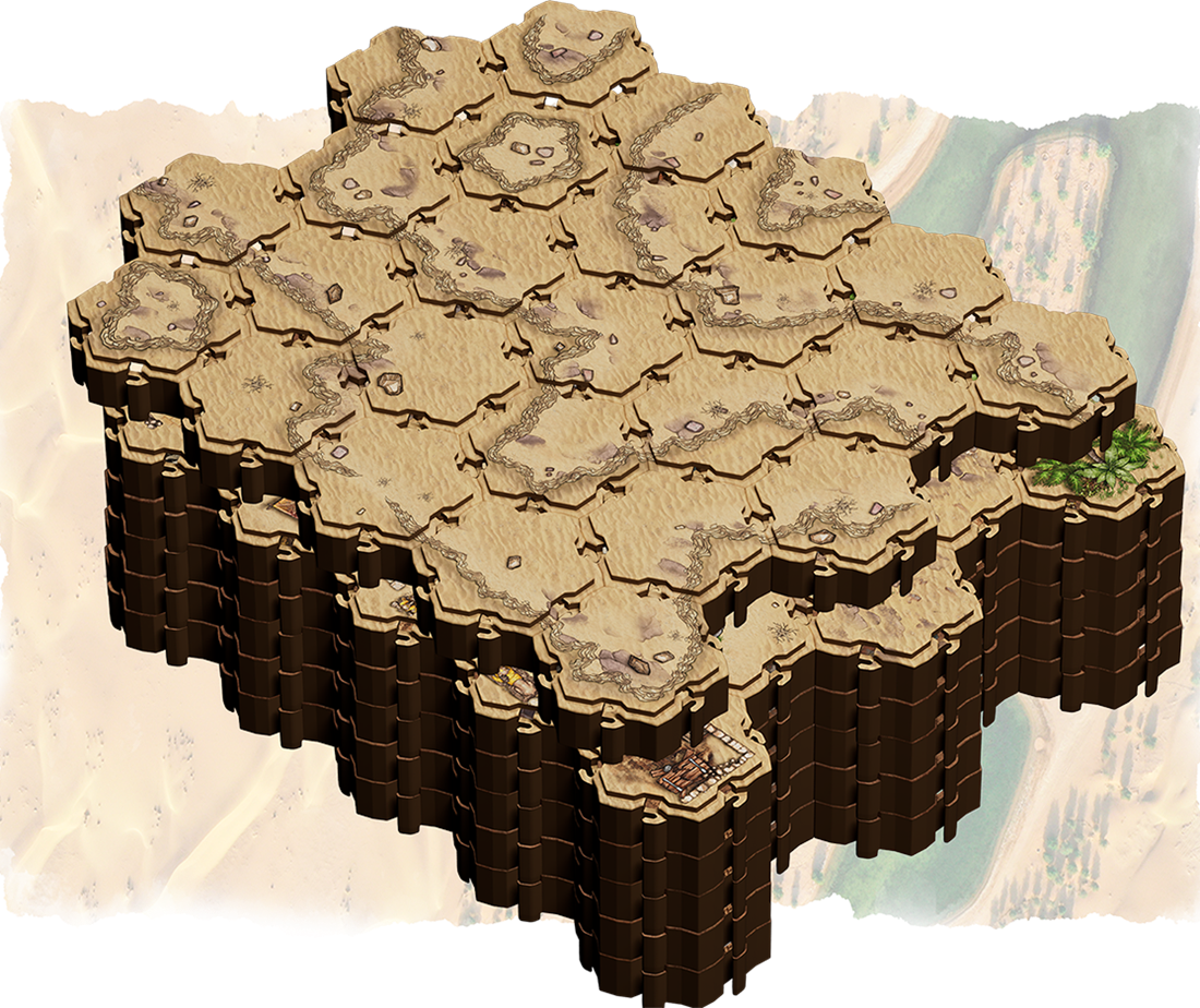 LORESCAPE TERRAIN TILES DESERT (Pre-Order)