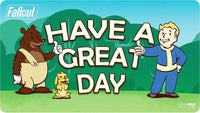 UP PLAYMAT FALLOUT VAULT BOY HAVE A GREAT DAY (Special Order)