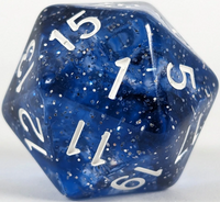 XL D20: SUNKEN SILVER W/ SYMBOL 30MM (Special Order)