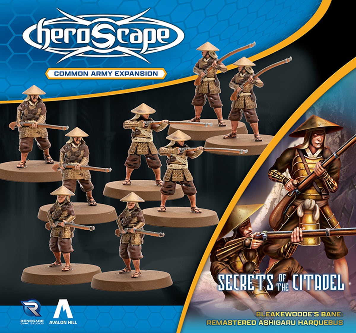 HEROSCAPE ASHIGARU HARQUEBUS REMASTERED (Pre-Order)