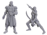 DND UNPAINTED MINIS SPECIAL EDITION BALDUR'S GATE 3 - JAHEIRA & HALSIN (36/144) (Special Order)