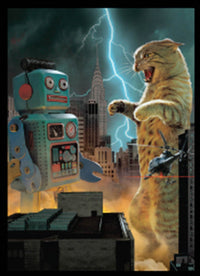 LEGION SLEEVE DOUBLE-MATTE WHITE CORE MOVIE CATS: CATZILLA (Special Order)