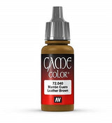 VALLEJO: GAME COLOR LEATHER BROWN 18ML (Special Order)