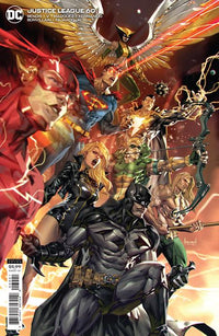 JUSTICE LEAGUE #60 CVR B KAEL NGU CARD STOCK VAR (Special Order)