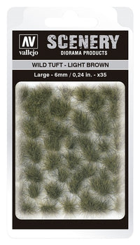 VALLEJO: SCENERY LARGE WILD TUFT LIGHT BROWN (Special Order)
