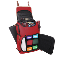 AP ENHANCE CARD STORAGE BACKPACK FULL SIZE RED (Special Order)