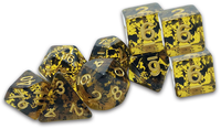 TRADITIONAL 9-DIE SET THRACIAN GRECIAN VASE DICE (Special Order)