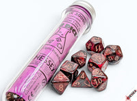 LUSTROUS 7-DICE SET POLYHEDRAL GOTHIC/COPPER (Pre-Order)