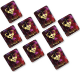 ELDER DICE CROWN O/T NIGHT MOTHER GLASS/WAX D6 SET (Special Order)
