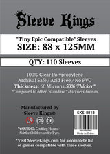 SK 'TINY EPIC COMPATIBLE' SLEEVES 88MMX125MM 110CT (Special Order)