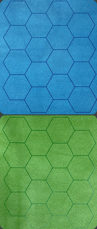 MEGAMAT 1" HEX REVERSIBLE BLUE-GREEN 34.5"X48" (Special Order)