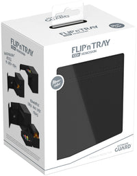 UG FLIP N TRAY DECK CASE MONOCOLOR BLACK 133+ (Special Order)