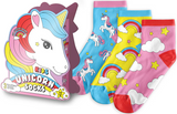 KIDS UNICORN SOCKS 6PC CDU (Special Order)