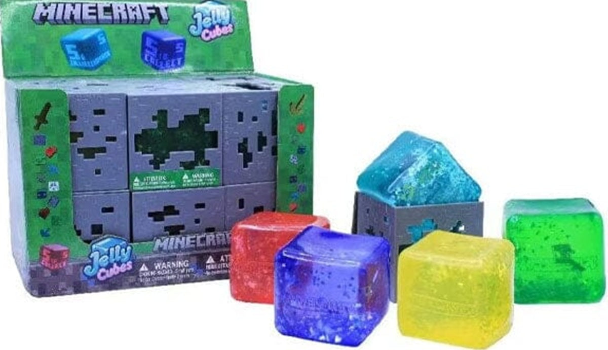 MINECRAFT JELLY CUBES 12CT ASSORTMENT (Pre-Order)