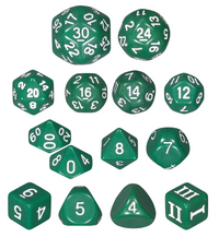 DCC 14-DIE SET OPAQUE GREEN (Special Order)