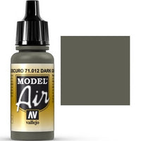 VALLEJO: MODEL AIR DARK GREEN (17ML) (Special Order)