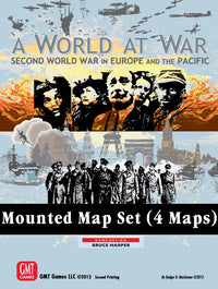 A WORLD AT WAR MOUNTED MAP SET (Special Order)