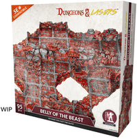 DUNGEONS AND LASERS BELLY OF THE BEAST HALF-HEIGHT WALLS (Special Order)