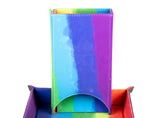 FOLD UP DICE TOWER WATERCOLOR RAINBOW (Special Order)