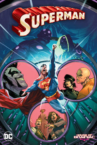 SUPERMAN HOUSE OF BRAINIAC LED ACETATE POSTER (NET (Special Order)