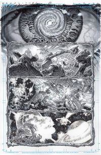OLYMPUS SAGA: MEGALITH #1 (OF 4) CVR ZA LEWIS LAROSA ORIGINAL ART EDITION 24 (Special Order)