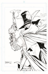 GUNSLINGER SPAWN #56 CVR B CARLO BARBERI RAW ART VAR (Special Order)