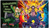 BUSHI SUPPLIES RUBBER PLAYMAT VOL. 14 CFV X FUTURE CARD BUDDYFIGHT DESIGN B: TETSUYA & ASMODAI (Special Order)