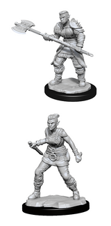 DND UNPAINTED MINIS WV13 ORC BARBARIAN FEMALE (Special Order)