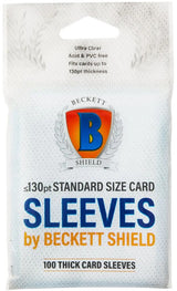 BECKETT SHIELD SLEEVES THICK 100CT (Special Order)