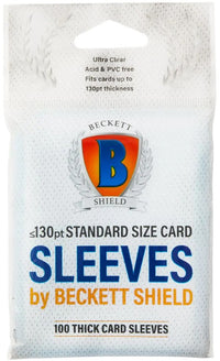 BECKETT SHIELD SLEEVES THICK 100CT (Special Order)