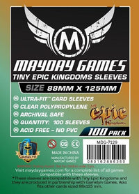 STANDARD TINY EPIC SLEEVES 88mm X 125mm 100CT (Special Order)