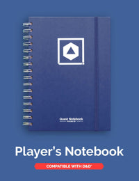 DND CHARACTER QUEST NOTEBOOK HEROIC BLUE (Special Order)