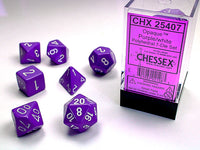 OPAQUE 7-DIE SET PURPLE/WHITE (Special Order)