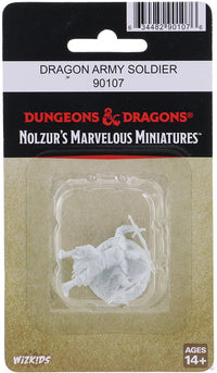 DND UNPAINTED MINIS WV23 DRAGON ARMY SOLDIER (Special Order)