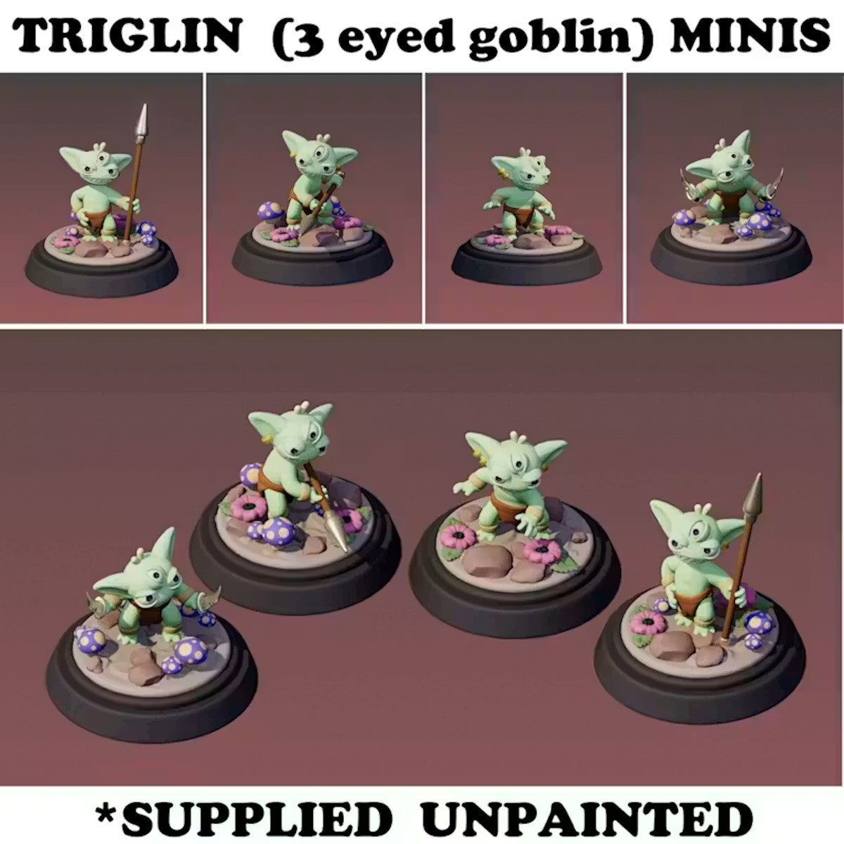 TRIGLIN MINIATURES SET 1 (Pre-Order)