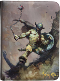 UP ZIP BINDER PRO 9PKT FRANK FRAZETTA WARRIOR WITH BALL AND CHAIN (Special Order)
