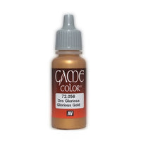 VALLEJO: GAME COLOR GLORIOUS GOLD 18ML (Special Order)