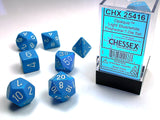 OPAQUE 7-DIE SET LIGHT BLUE/WHITE (Special Order)
