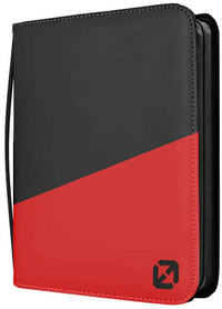 ER SHIELD+ 3X4 TOPLOAD CARDS BINDER BLACK/RED (Special Order)