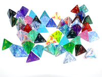 SIGNATURE BAG OF 50 POLYHEDRAL 4-SIDED DICE (Special Order)