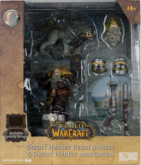 WORLD OF WARCRAFT 6" POSED WV2 - DWARF HUNTER: BEAST MASTER / MARKSMAN (Special Order)